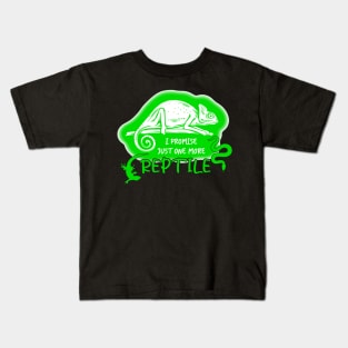 I Promise Just one more reptile Kids T-Shirt